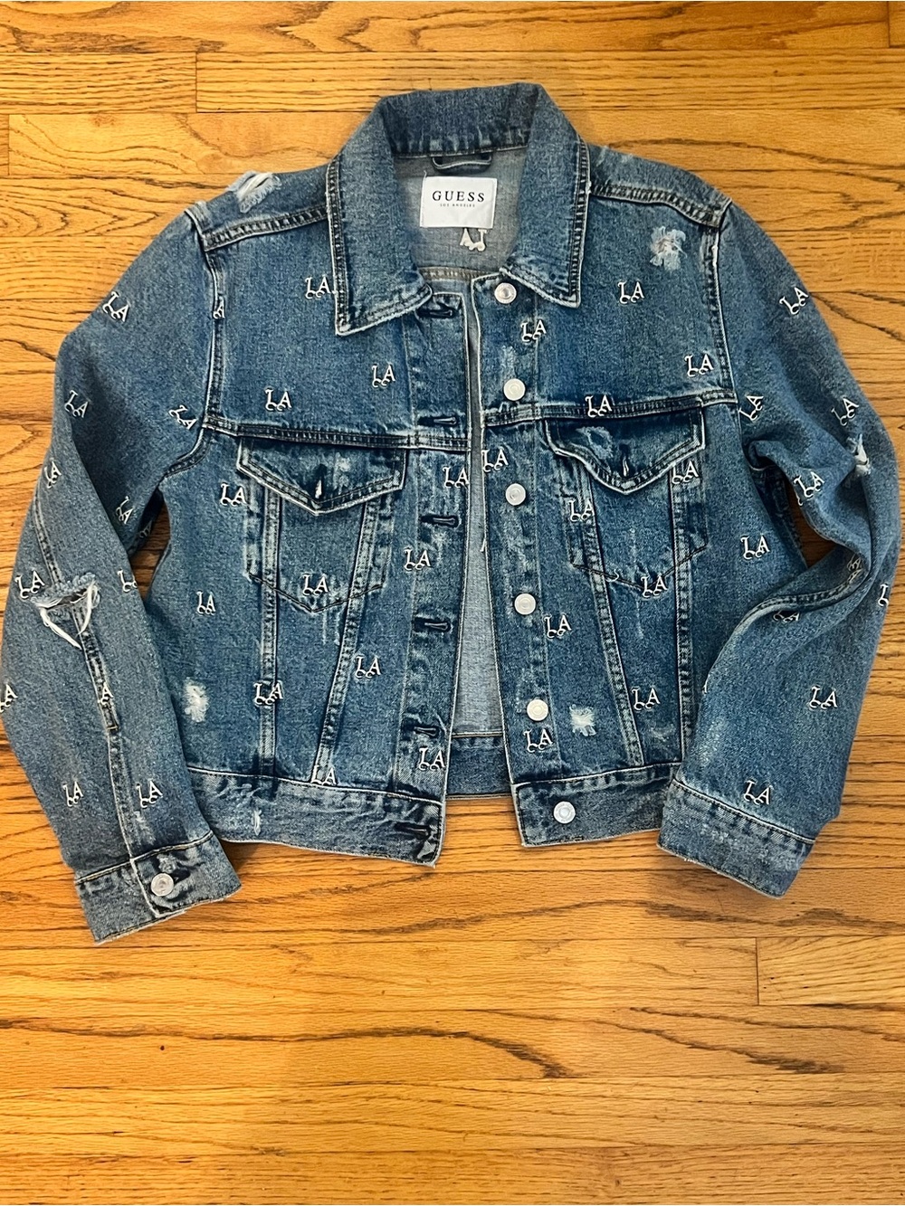 Los Angeles Dodgers denim jacket